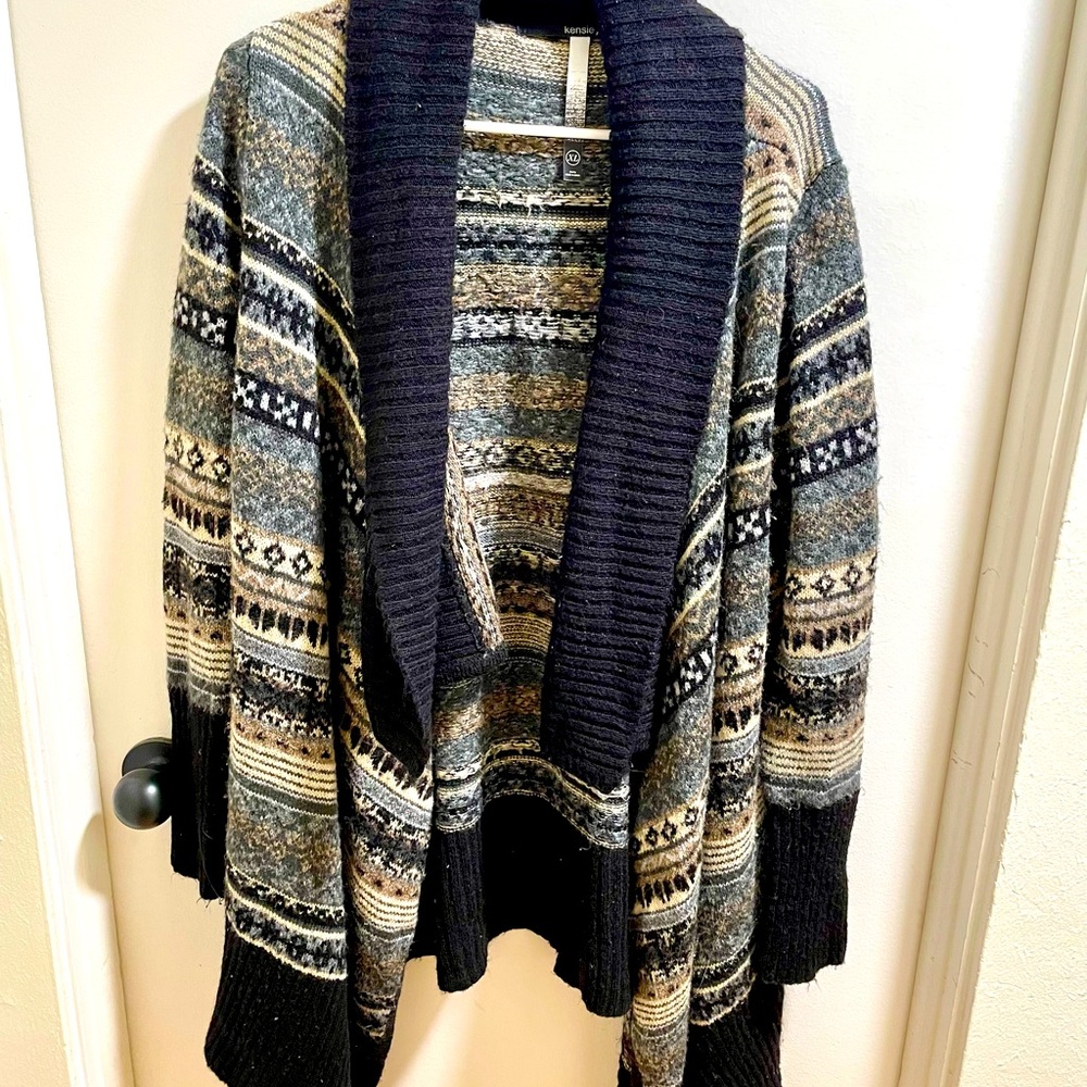 Black & Tan Cardigan